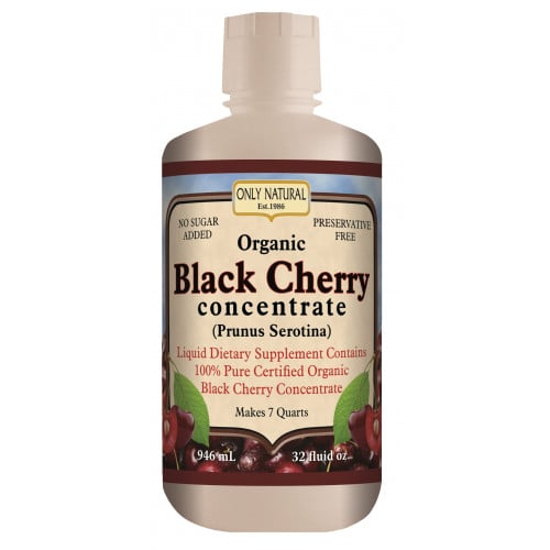 Only Natural 0723494 Organic Black Cherry Concentrate Vitality Medical