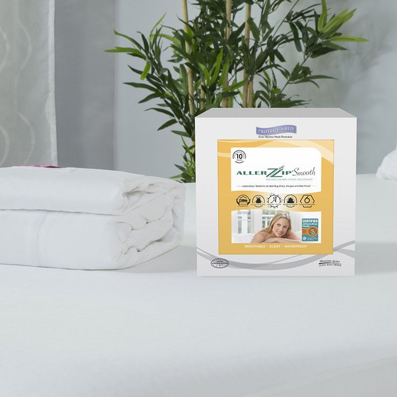 Protect-A-Bed AllerZip Smooth Mattress Encasement - Twin ...