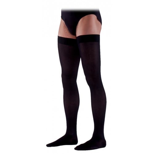Sigvaris 230 Cotton Series Men's Thigh High Compression Stockings