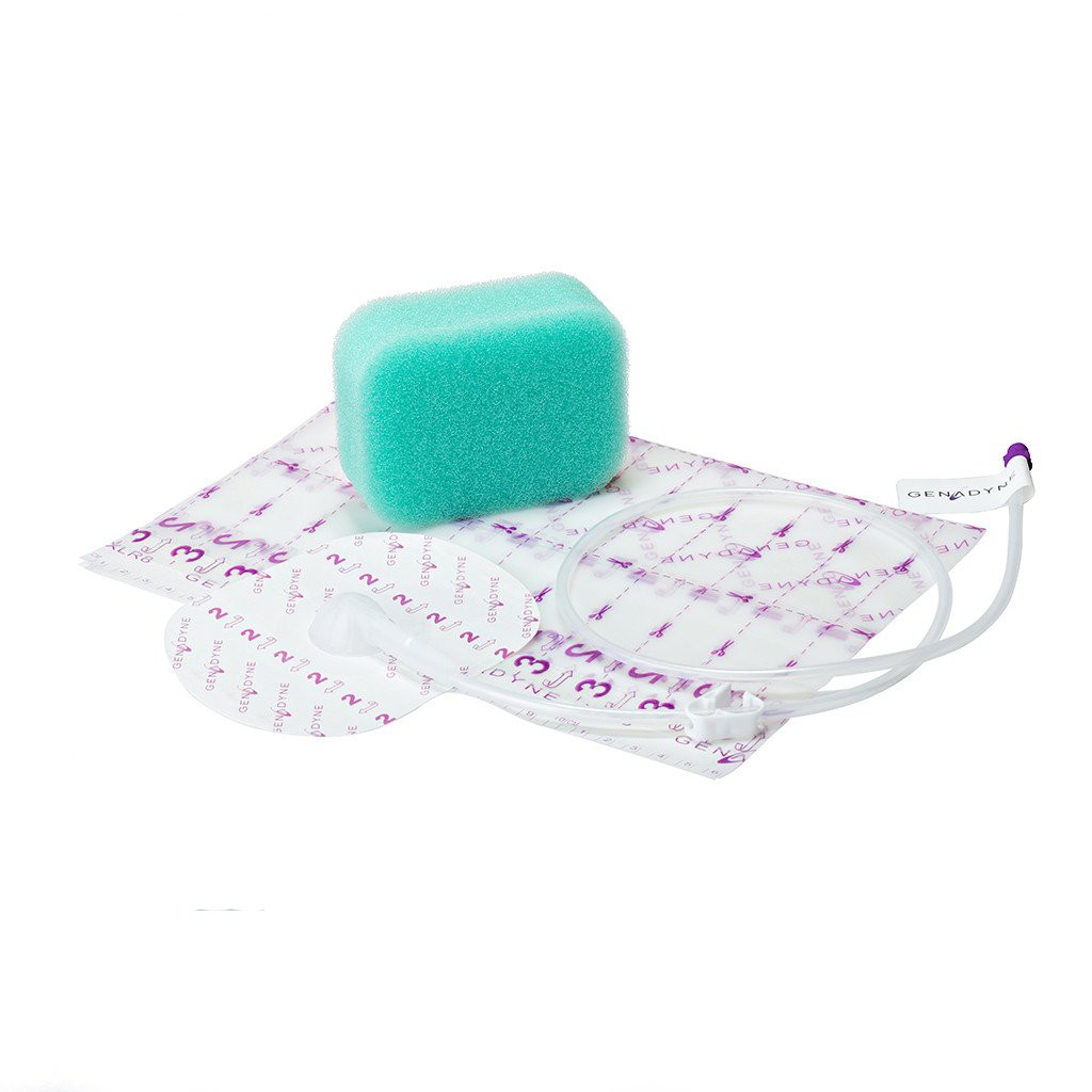 Genadyne Foam Dressing Kit XFDLGF1, XFDSMF1