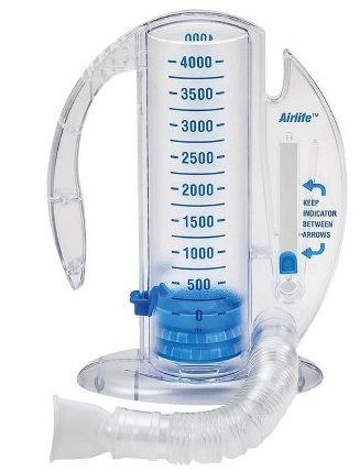 incentive airlife spirometer volumetric spirometers