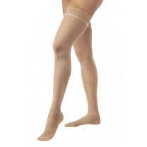 Jobst Ultrasheer Thigh High Compression Socks w/ Lace Silicone Top Band 15-20 mmHg