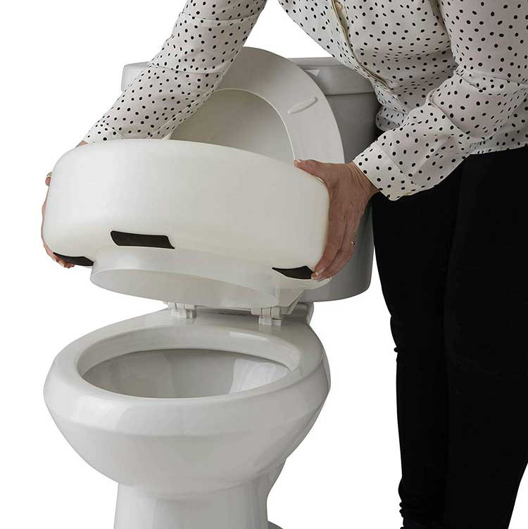 Medline MDS80318RW Elevated Toilet Seat
