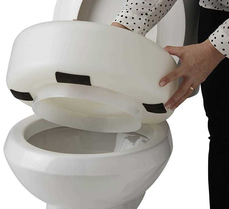 medline elevated toilet seat