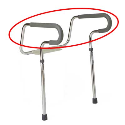 Toilet Safety Rail Foam Armrests