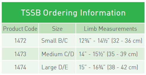 Tubigrip Measuring Guide Sizing Chart