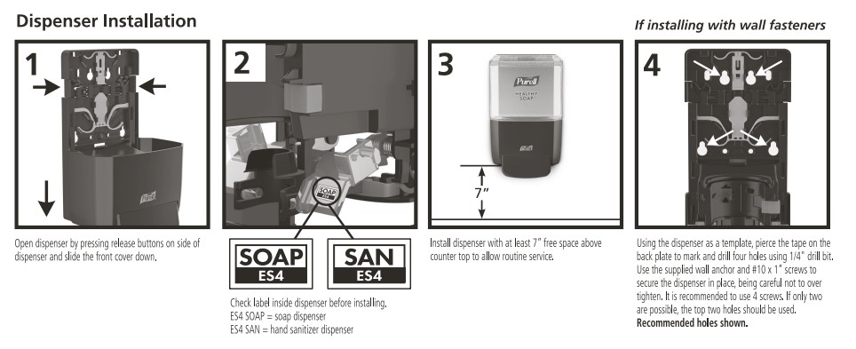 Wall fastener installation