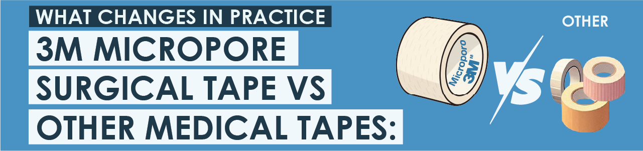 What Changes In Practice: 3M Micropore Surgical Tape vs Other Medical Tapes