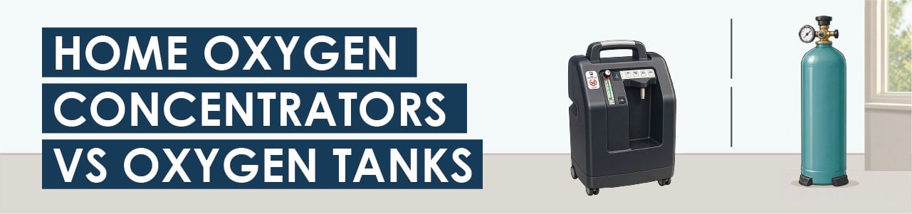 Home Oxygen Concentrators vs. Oxygen Tanks