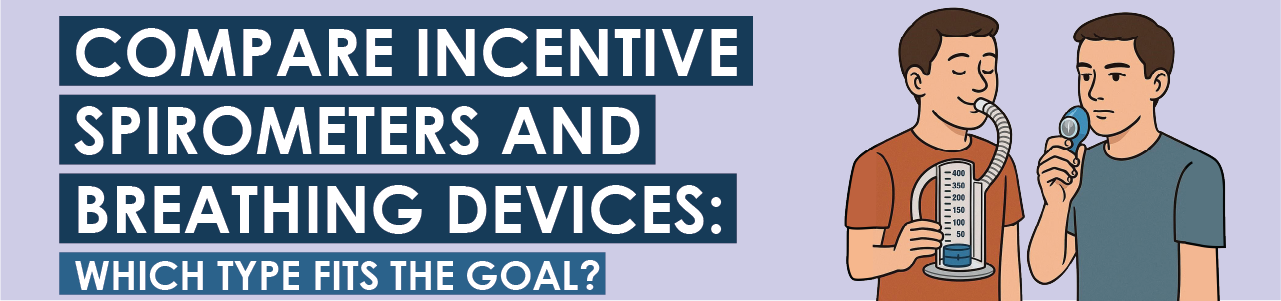 Compare Incentive Spirometers and Breathing Devices: Which Type Fits the Goal