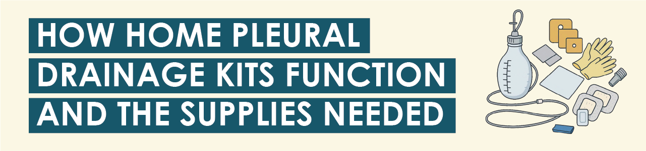 How Home Pleural Drainage Kits Function and The Supplies Needed