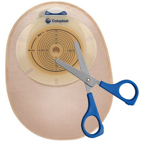 Cut-to-fit Ostomy Bag