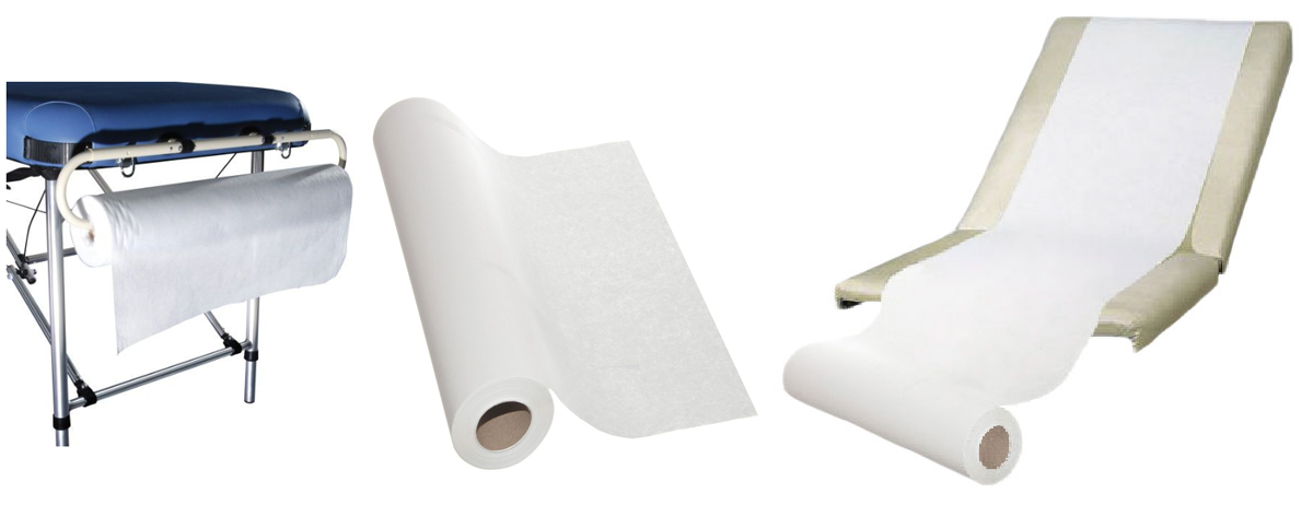 AMZ White Medical Table Paper. 12 Rolls of Exam Table Paper 14 inch x 125  Feet. Crepe Paper for exam Tables. Strength, Protection and Cleanliness.