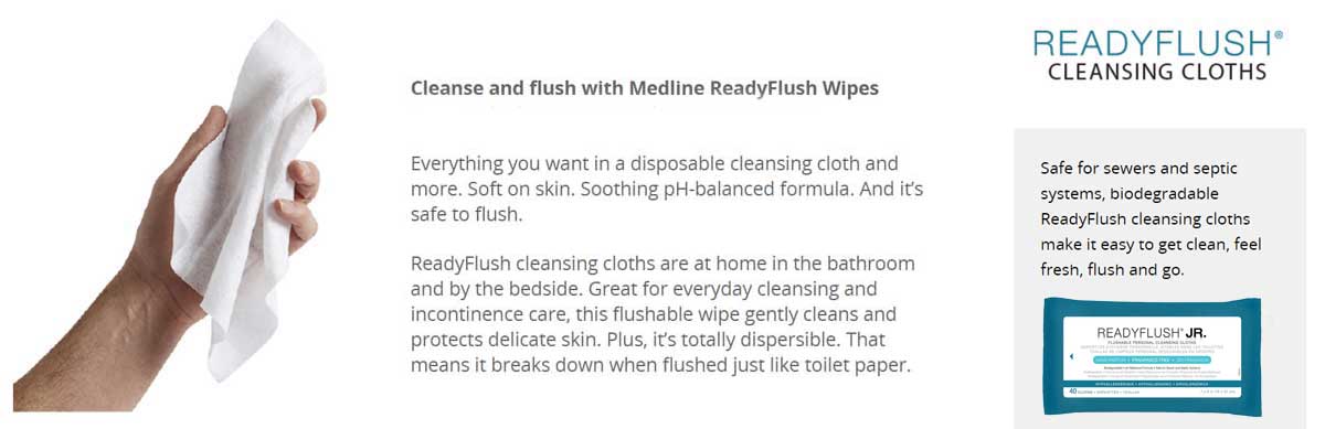 ReadyFlush Jr Wipes