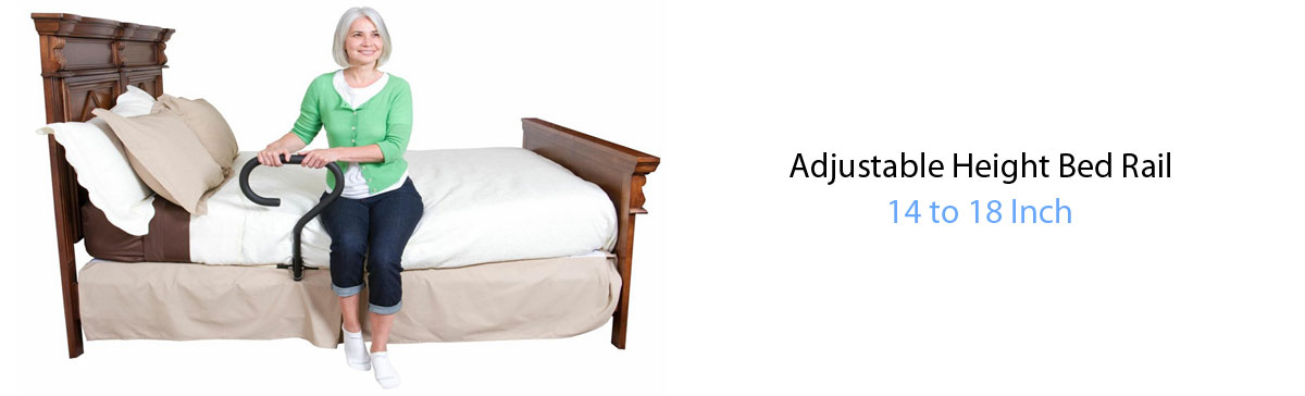 Bed Rail Adjustable Height