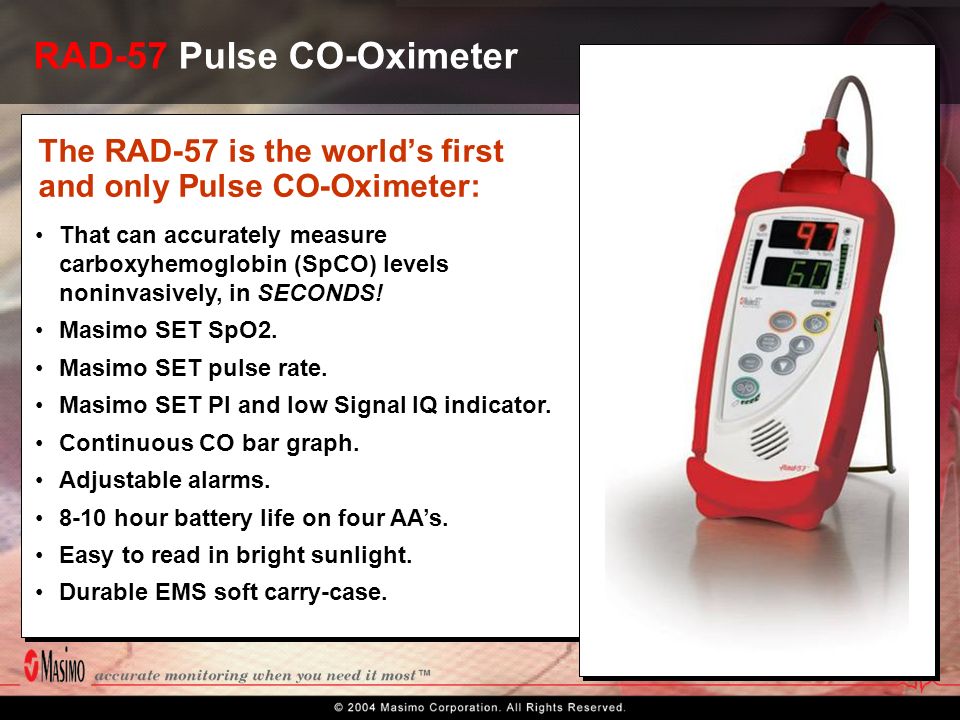 Rad 57 Module Rad 57 Spco Monitor : OPERATOR’S MANUAL – TJHA