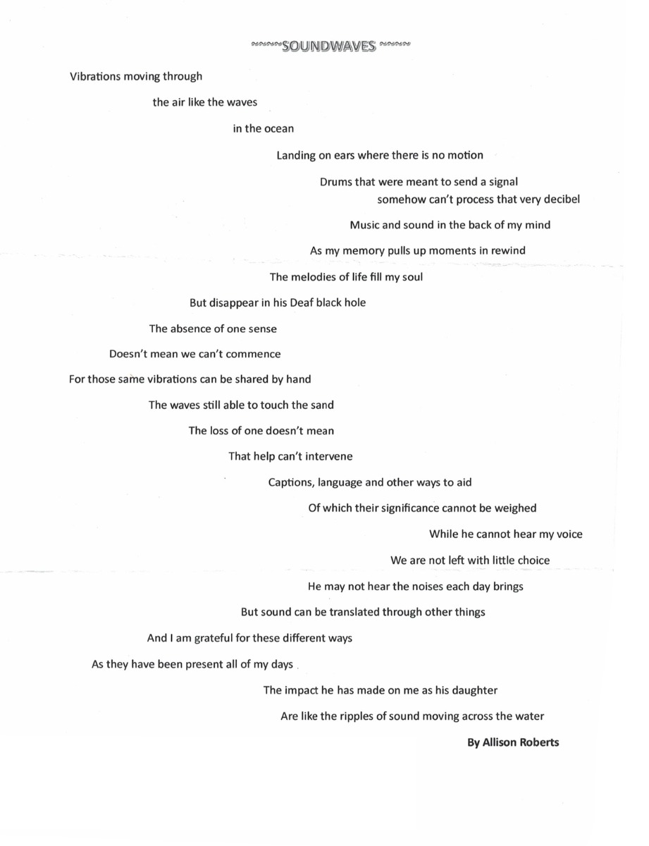 Allison's visual poem