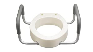 Drive Premium Raised Toilet Seat for Fall Risk Patients