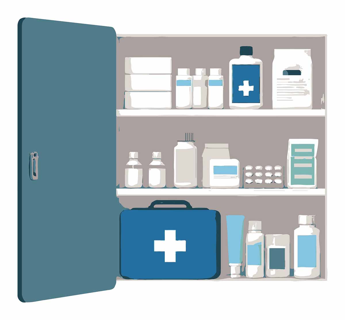 Drawing of a Medicine Cabinet
