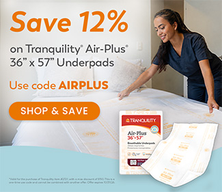 Tranquility AIR-Plus Breathable Underpads