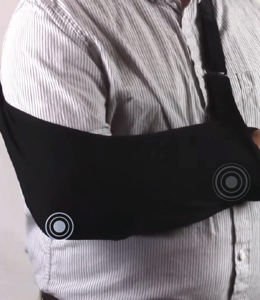 Wrist and elbow pressure points