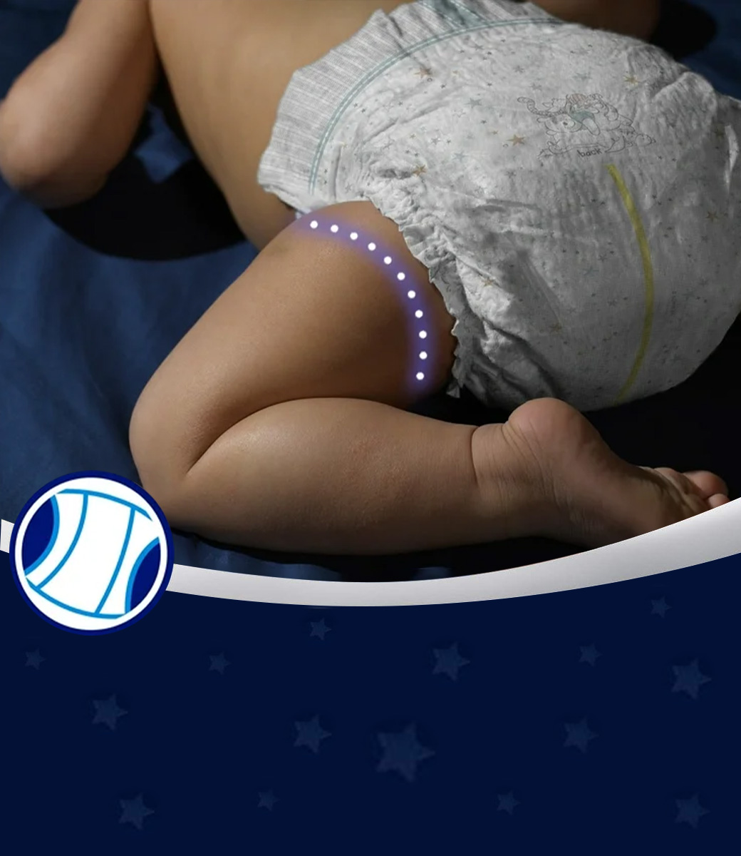 Elastic leg cuffs diapers
