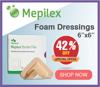 Mepilex Border 295400 Foam Dressings | 6 x 6 Inch by Molnlycke