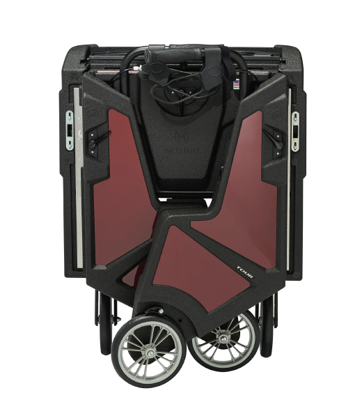 data-element= Ruby Red folded rollator