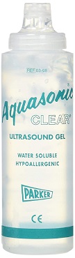 Aquasonic Ultrasound Gel Squeeze Bottle