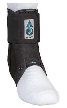 Medspec ASO Black Speed Lacer Ankle Brace