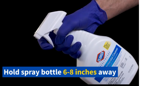 Clorox Healthcare Bleach Germicidal Cleaner Spray