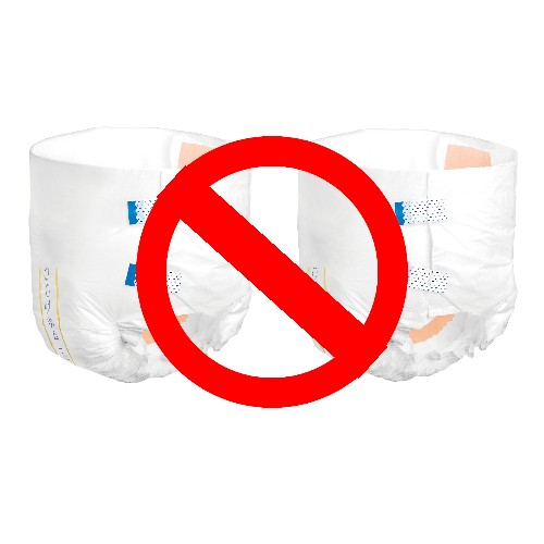 Don't double diaper