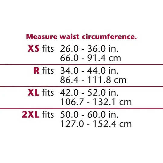 Belt Size Chart