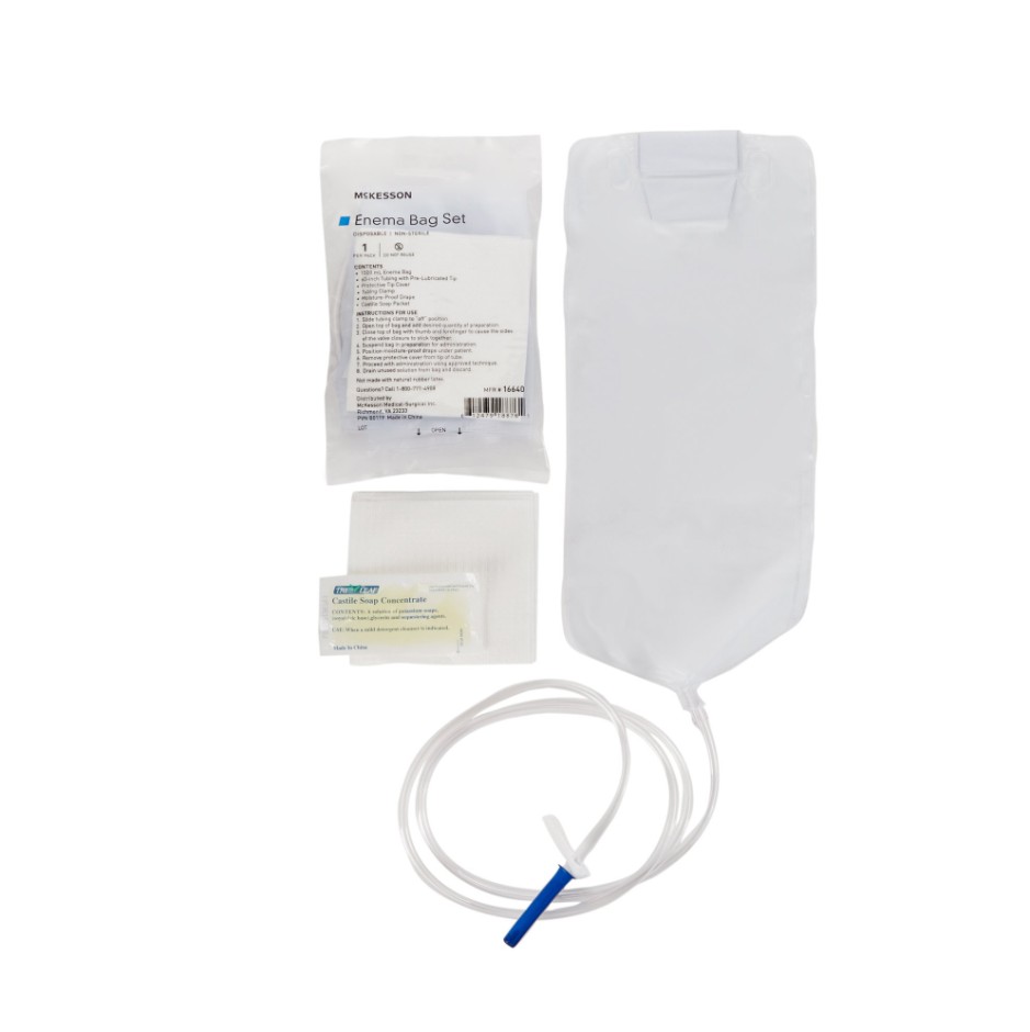McKesson Enema Bag Set Contents