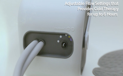 data-element= Dial on the Cold Rush unit that controls the adjustable flow settings