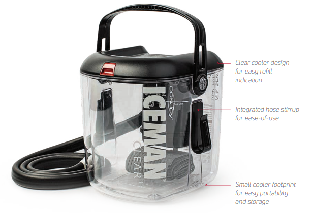Iceman Clear Cube Features