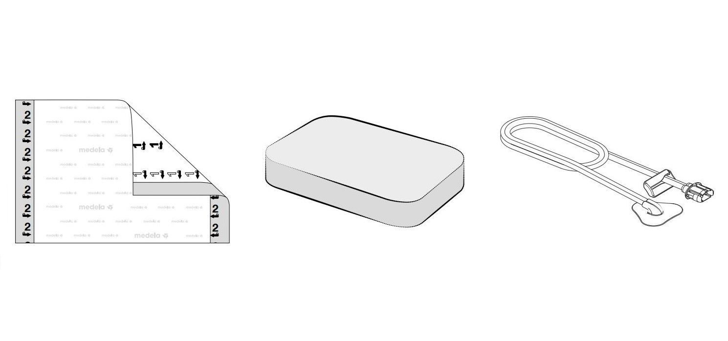 Components of the foam dressing kit