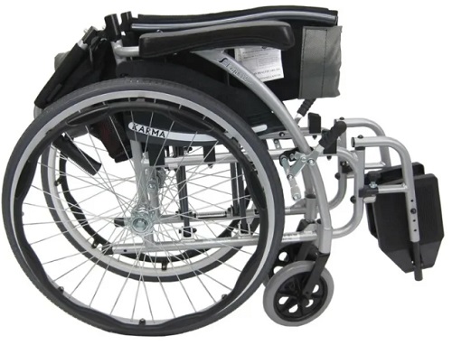 The Karman S-Ergo 115 wheelchair in its folded state.