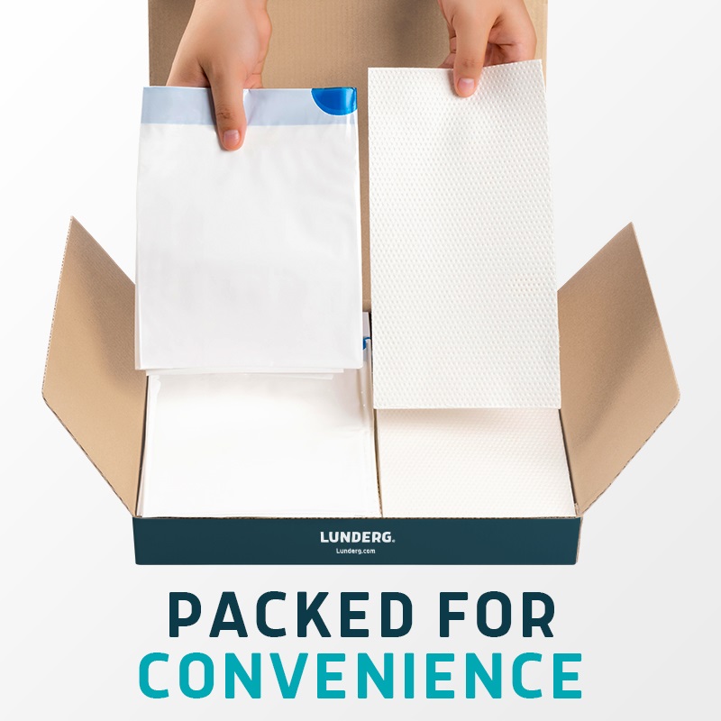 Separated bags and liners.