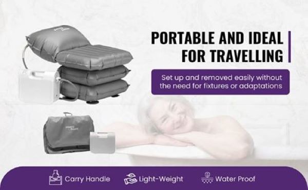 Portable for Travel and Includes a Carrying Case