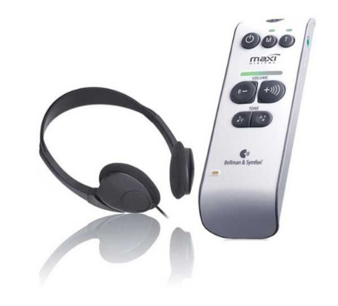 Maxi Personal Sound Amplifier for TV with Corded Headset