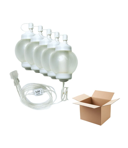 Convenient 5-pack of pumps