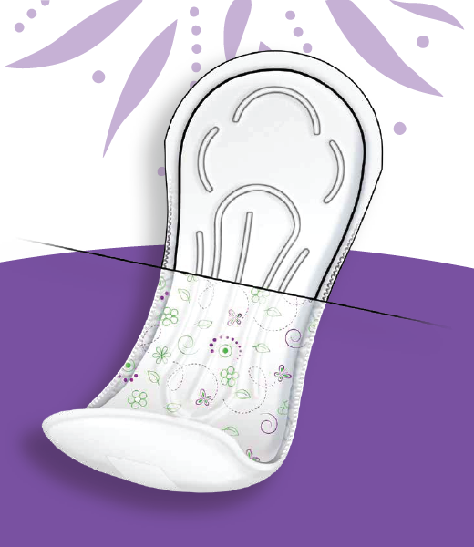 FitRight bladder pads lock in moisture and odor.
