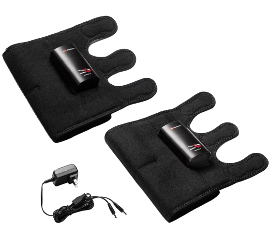 Two PlasmaFlight sleeves and the AC adapter