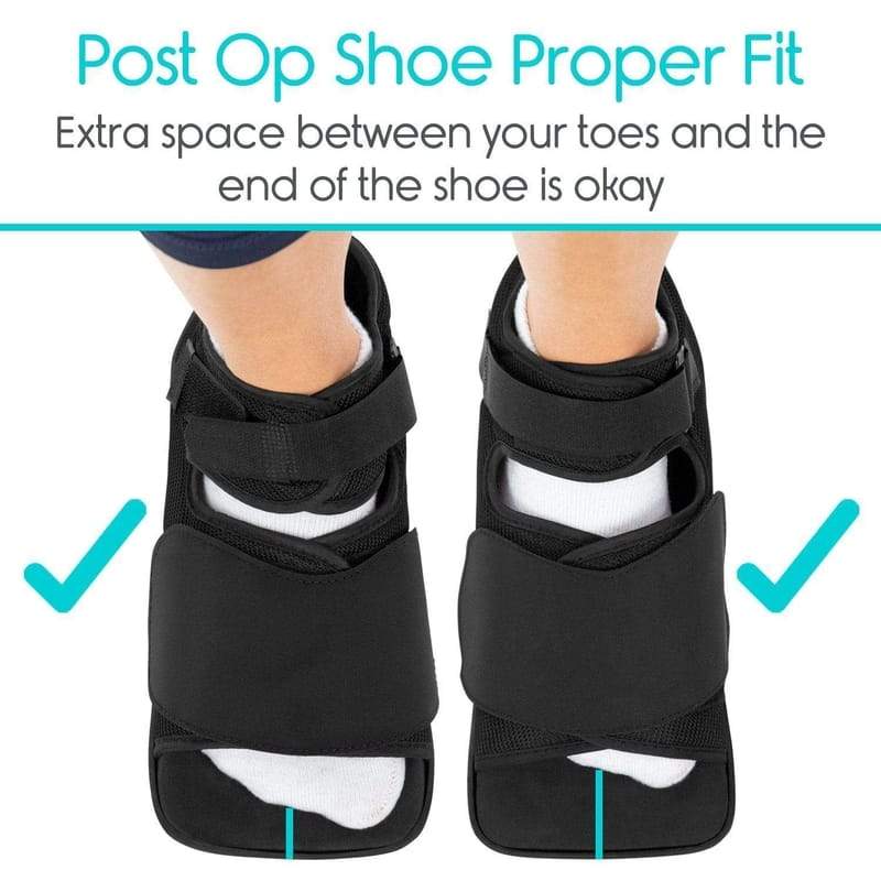 Vive Post Op Shoes Offloading, Heel Wedge, Rocker Vitality Medical
