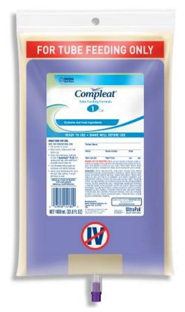Ready-To-Hang Enteral Feeding Formula Bag