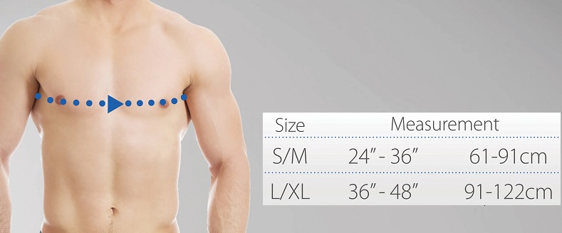 Rib Belt Size Chart