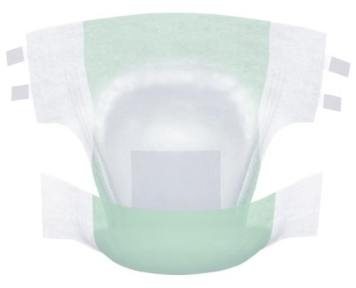 data-element= Brief open, showing the core, with green topsheet and repositionable tabs