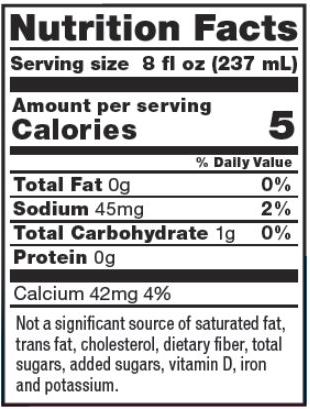 Thick-It Clear Advantage Nutrition Facts