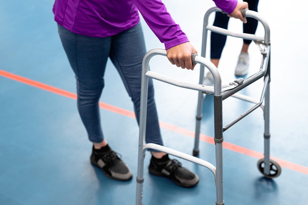 Walker with wheels